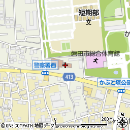 静岡県警察本部　磐田地区少年サポートセンター周辺の地図