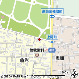 愛知県豊橋市高師町西沢8周辺の地図