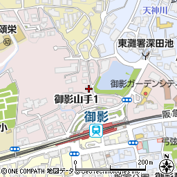 兵庫県神戸市東灘区御影山手1丁目7-11周辺の地図