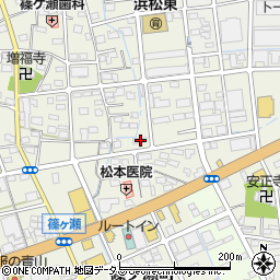 静岡県浜松市中央区篠ケ瀬町657周辺の地図
