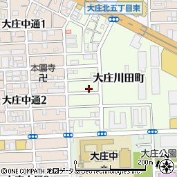 兵庫県尼崎市大庄川田町45周辺の地図