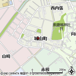 愛知県豊橋市城山町1-24周辺の地図