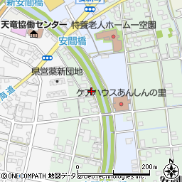 静岡県浜松市中央区安間町779周辺の地図