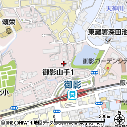 兵庫県神戸市東灘区御影山手1丁目7-10周辺の地図