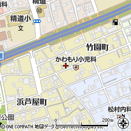 兵庫県芦屋市竹園町3-11周辺の地図