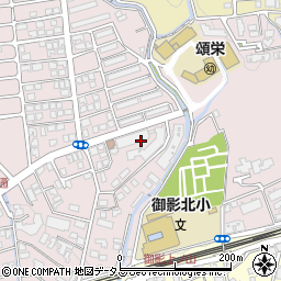 兵庫県神戸市東灘区御影山手2丁目6周辺の地図