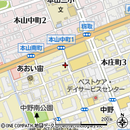 米原　本山店周辺の地図