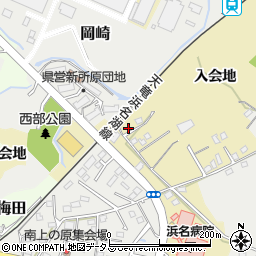 静岡県湖西市新所岡崎梅田入会地15周辺の地図