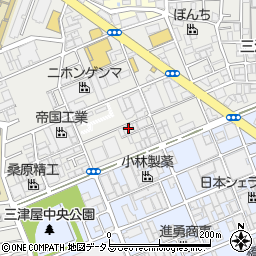上野研磨工業所周辺の地図