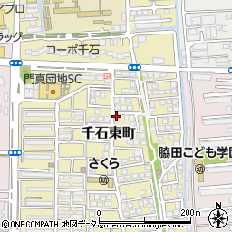 大阪府門真市千石東町周辺の地図