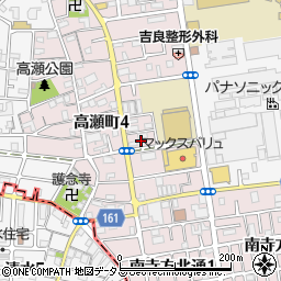 大阪府守口市高瀬町4丁目4周辺の地図