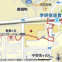 ピノキオ　イオンモール奈良登美ヶ丘店周辺の地図