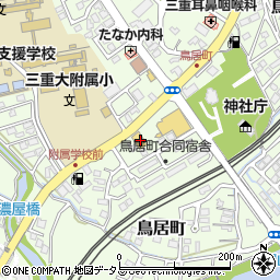 三重県津市鳥居町228周辺の地図