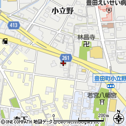 静岡県磐田市小立野317周辺の地図