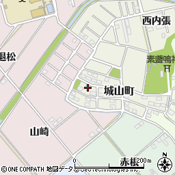 愛知県豊橋市城山町1-20周辺の地図