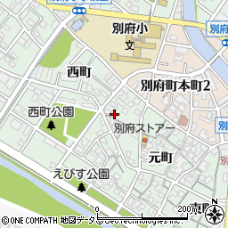 兵庫県加古川市別府町元町78周辺の地図