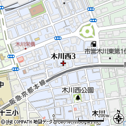 新大阪硝子周辺の地図