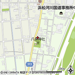 静岡県浜松市中央区中野町1547周辺の地図