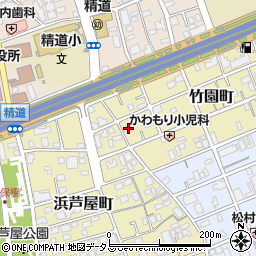 兵庫県芦屋市竹園町3-17周辺の地図