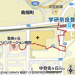 京都中央信用金庫イオン奈良登美ヶ丘出張所周辺の地図