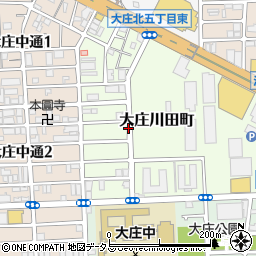 兵庫県尼崎市大庄川田町周辺の地図