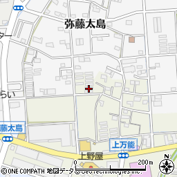 静岡県磐田市上万能476-4周辺の地図