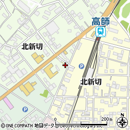 愛知県豊橋市向草間町北新切132周辺の地図