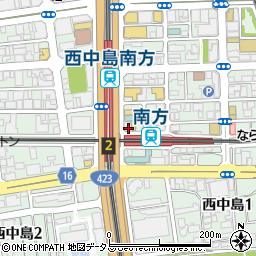 串カツ田中 西中島南方店周辺の地図
