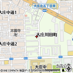 兵庫県尼崎市大庄川田町43周辺の地図