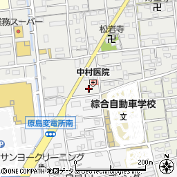 静岡県浜松市中央区原島町71周辺の地図