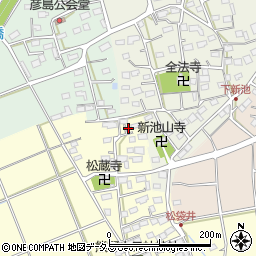 静岡県袋井市松袋井2周辺の地図