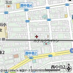 シティライフ新大阪ラブニール周辺の地図
