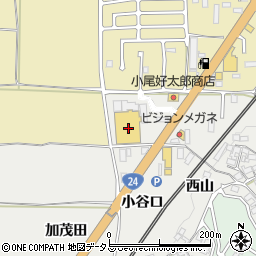 コーナン木津店周辺の地図