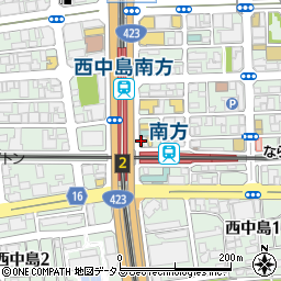 酒スタンド 魚蔵 （サカグラ） 西中島3丁目店周辺の地図