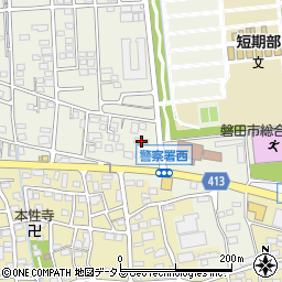 静岡県磐田市一言2605-1周辺の地図