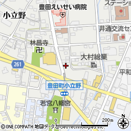 静岡県磐田市小立野234周辺の地図
