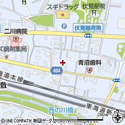 愛知県豊橋市大岩町西郷内73周辺の地図