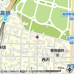 愛知県豊橋市高師町西沢14周辺の地図
