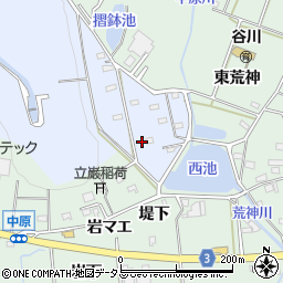 愛知県豊橋市雲谷町上ノ山437周辺の地図
