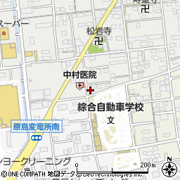 静岡県浜松市中央区原島町69周辺の地図