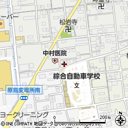 静岡県浜松市中央区原島町70周辺の地図