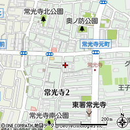 兵庫県尼崎市常光寺2丁目3-33周辺の地図