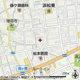 静岡県浜松市中央区篠ケ瀬町663周辺の地図