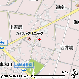 愛知県豊橋市大山町松荒10周辺の地図