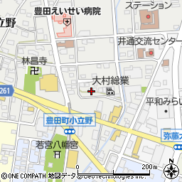 静岡県磐田市小立野164周辺の地図