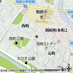兵庫県加古川市別府町元町102周辺の地図