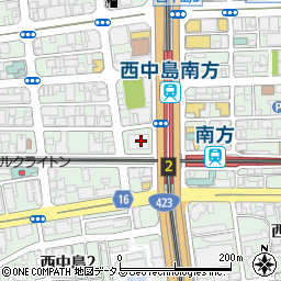 味日本株式会社　大阪営業所周辺の地図