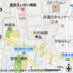 静岡県磐田市小立野171周辺の地図