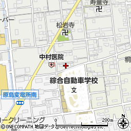 静岡県浜松市中央区原島町68周辺の地図