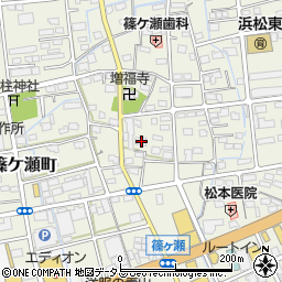 静岡県浜松市中央区篠ケ瀬町709周辺の地図